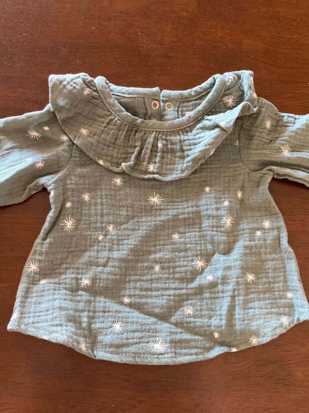 Girl’s sweater shirt / Green / Greyson Collection / 0-3M